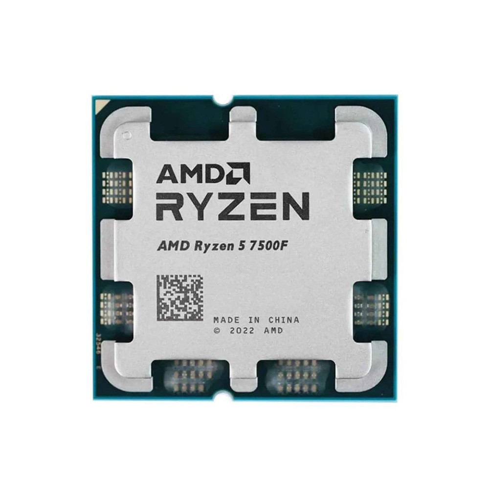 CPU AMD Ryzen Ryzen 5 7500F -  (3.7 GHz Upto 5.0GHz / 38MB / 6 Cores, 12 Threads / 65W / Socket AM5)