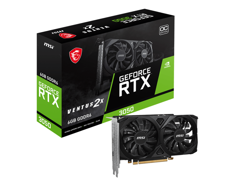 VGA MSI RTX 3050 VENTUS 2X 6GB OC
