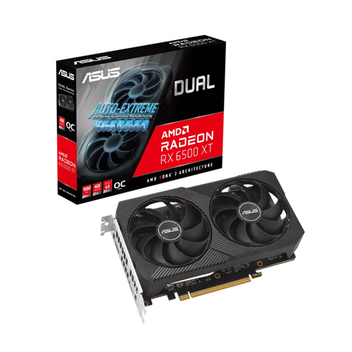 VGA Asus DUAL RX 6500 XT OC 4GB V2