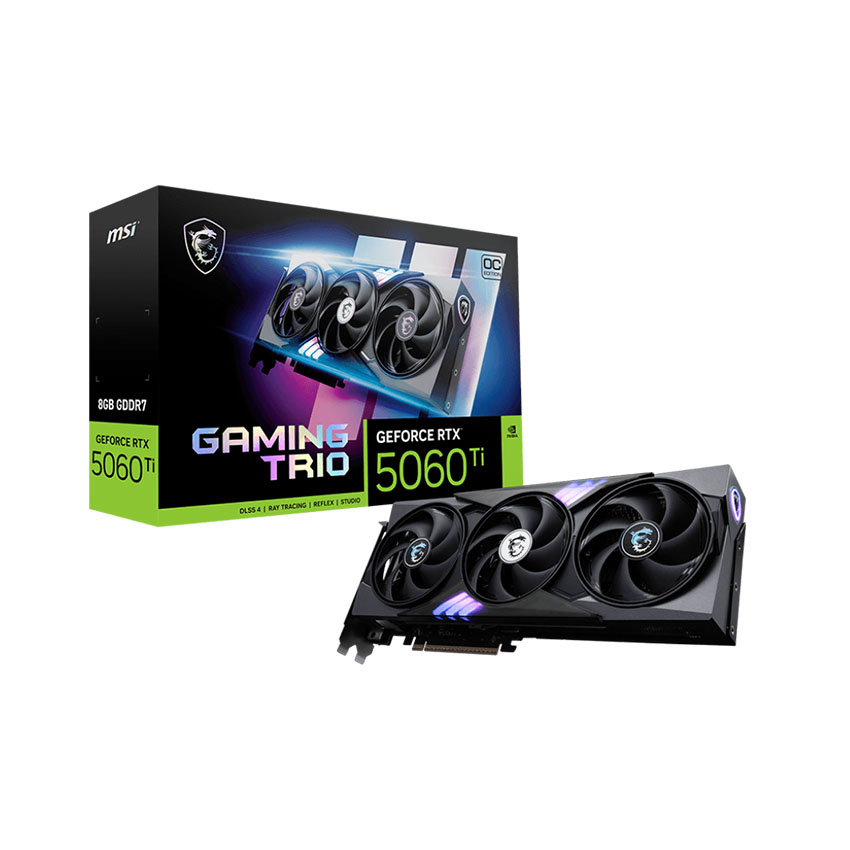 VGA MSI RTX 5060 Ti 8G GAMING TRIO OC