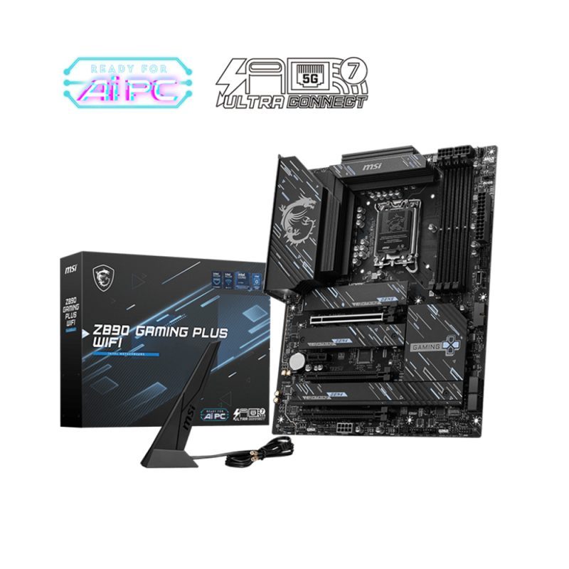 Mainboard MSI Z890 GAMING PLUS WIFI DDR5 (Wifi+Bluetooth+Thunderbolt 4)